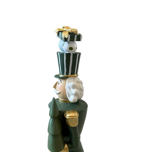 Balsam & Fir Green Gold NUTCRACKER Christmas SOLDIER Resin Figurine NEW - Picture 16 of 16
